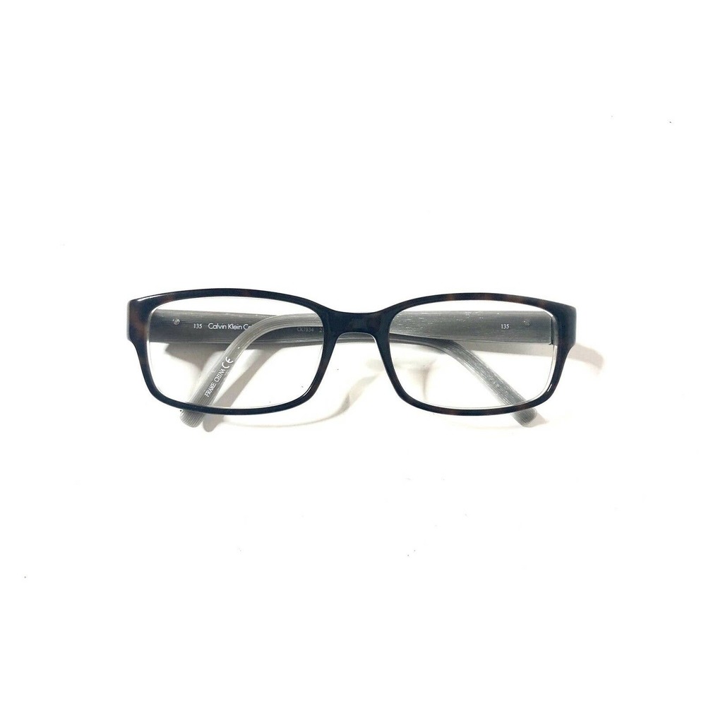Calvin Klein Tortoise Rectangular Frame Glasses - image 6